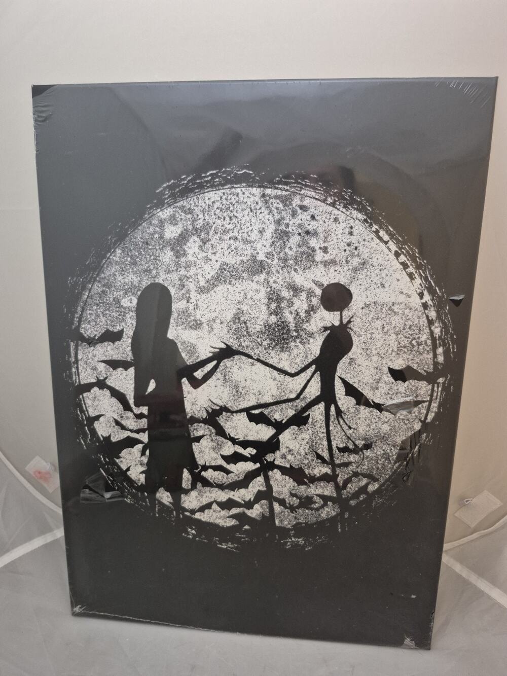 💥 Displate Nightmare Before Christmas Jack Skellington Sally Metal Sign Poster